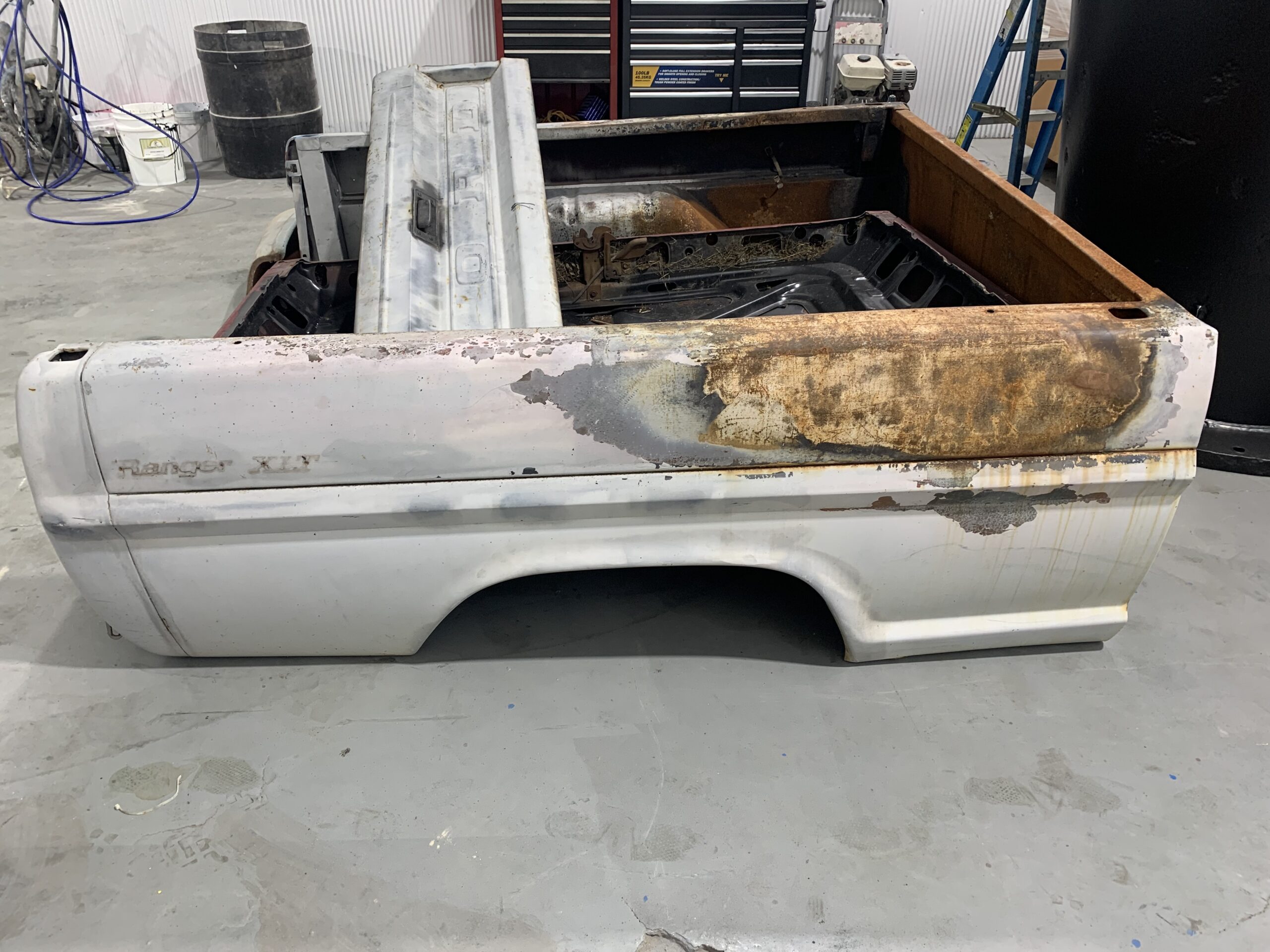 Truck bed Sandblasting Louisville ARC Manufacturing Co